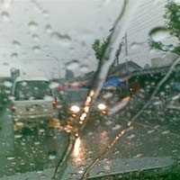 Hujan Deras Guyur Kota Bangkalan