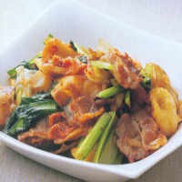 Daging Iga Asap Tumis Sayuran