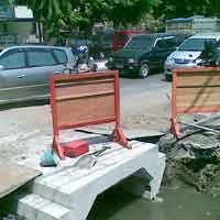 Pembangunan Gorong-gorong Biliton Picu Kepadatan