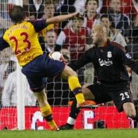  Arsenal versus Liverpool