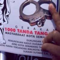 Desak Usut Korupsi Walikota Semarang, LSM Galang 1000 Tanda Tangan