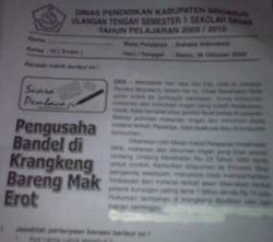Soal Ujian Cabul, Kepala Dinas Pendidikan Sidoarjo Minta Maaf
