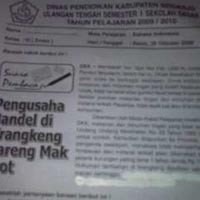 Mendiknas: Pembuat Soal Cabul Akan Dikenai Sanksi