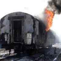 Api di Gerbong Makan Diduga Akibat Konsleting Genset