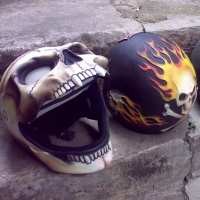 Helm Motor Ala Tengkorak 