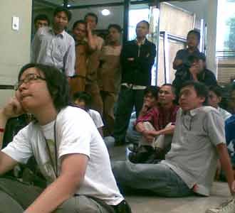 Karyawan KPK Nobar Sidang MK