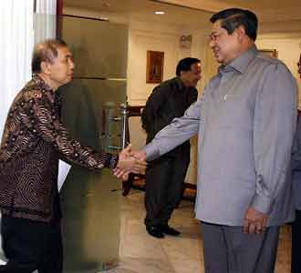SBY Terima Pimpinan BPK
