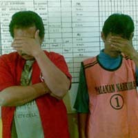 Nyabu, Pecatan Polisi Dibekuk