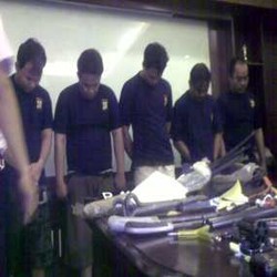 5 Perampok Lintas Provinsi Bersenpi Diringkus