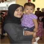 Kalilah Nur Adilah, 1 Tahun; Perempuan; f