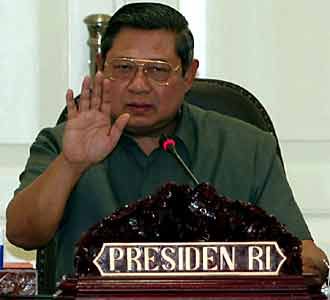 SBY Pimpin Rapat Kabinet