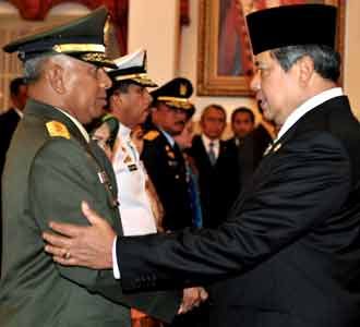 Tiga Kepala Staf TNI Dilantik