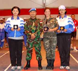 Wanita TNI Rebut Medali Emas