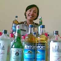 Polisi Sita Ratusan Botol Miras dari Kawasan Klampis 