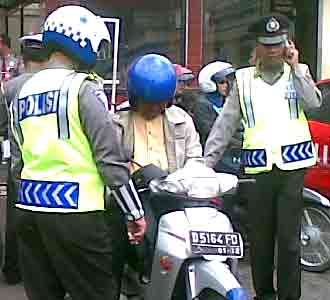 Seratusan Sepeda Motor Terjaring Razia