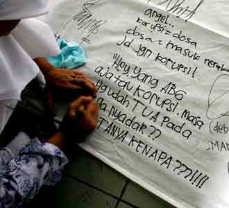 1000 Tanda Tangan Dukung KPK