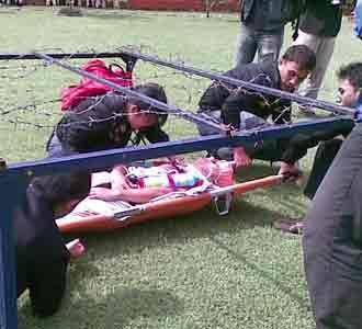 Simulasi Penanganan Longsor