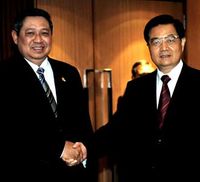 SBY Bertemu Presiden China