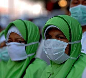 Jamaah Haji Bermasker