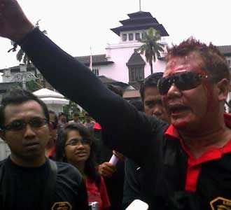 Demo Berdarah di Gedung Sate