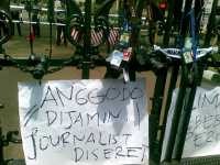 Jurnalis Demo Mabes Polri