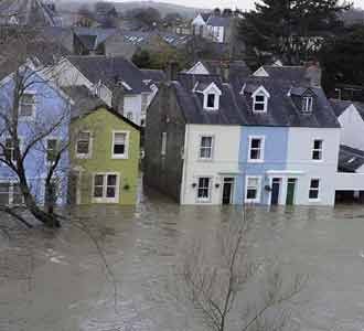 Hujan Deras Inggris Terendam