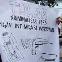 Wartawan Probolinggo Tolak Kriminalisasi Pers