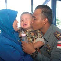 Emban Misi Perdamaian, KRI Diponegoro-365 Tiba di Surabaya