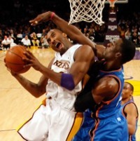 Bryant Oke, Lakers Tundukkan Thunder Lagi