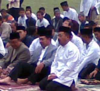 BHD Salat Id di Lapangan Bhayangkara