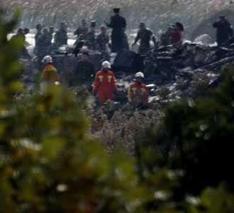 Pesawat Kargo Jatuh di China
