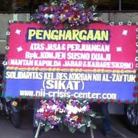 Susno Dikirimi Bunga Ucapan Penghargaan dari Korban Al Zaytun