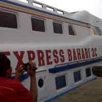 Penyebab Kapal Express Terbakar karena Mesin Rusak