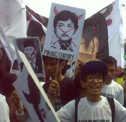 Massa Bubar, Jl Gatot Subroto Kembali Lancar