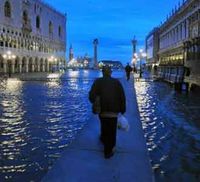 Menikmati Banjir di Venesia