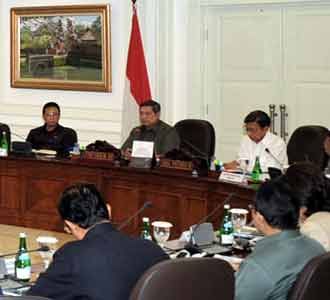 SBY Pimpin Rapat Kabinet