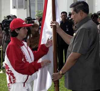 SBY Lepas Kontingen Sea Games