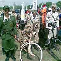 Ajak Tertib Lalu Lintas, Polda Gelar Apel Bersama Masyarakat