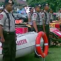 Polda Jatim Siaga Bencana Alam