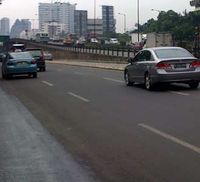 Jalan Sudirman dan Gatsu Lengang