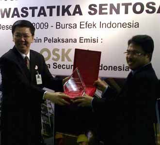 Dian Swastatika Sentosa Melantai di Bursa