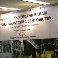 OSK Borong Saham, Harga Dian Swastatika Melejit 50%