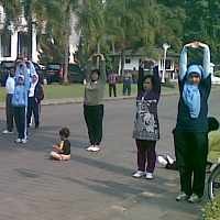 Separuh Jiwa Anang Bikin Staff Gedung Sate Semangat Senam