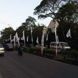 Spanduk Dukung Hatta Rajasa Jadi Ketum PAN Semarakkan Batam