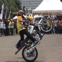 Aksi Freestyler di Geber Suzuki
