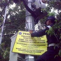 BTS Liar di Perempatan Menteng Disegel Pemprov DKI