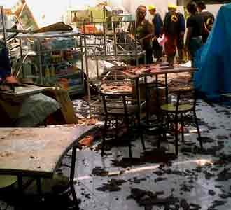 Kantin Kampus Ubaya Meledak