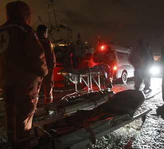 Kapal Panama Terbalik di Libanon