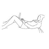 9 Posisi Sakit dan 1 Posisi Wuenak Memakai Netbook 