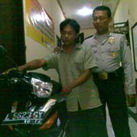 Motor Pacar Dibawa Lari, Musleh Diamankan